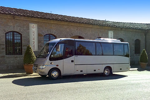 Hire Bus with driver Tuscany
